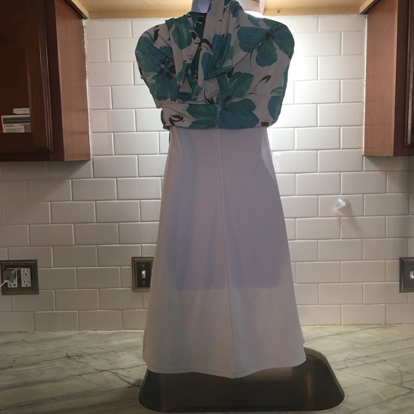 COPY - Evan Picone Floral A-Line Dress with Lining - Picture 9 of 13